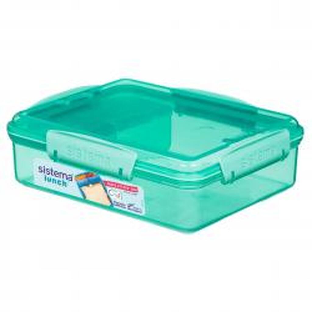 Sistema Snack Attack Duo 975ml - Grøn - Madkasse