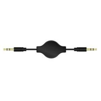 Qnect Minijack 3.5 Male - 3.5 Male Retractable, 0.8m