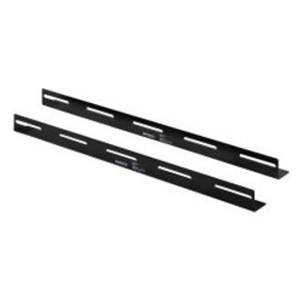 Deltaco L-support Rails, 2-pack, 550mm, For 600x800 Deep Cabinets
