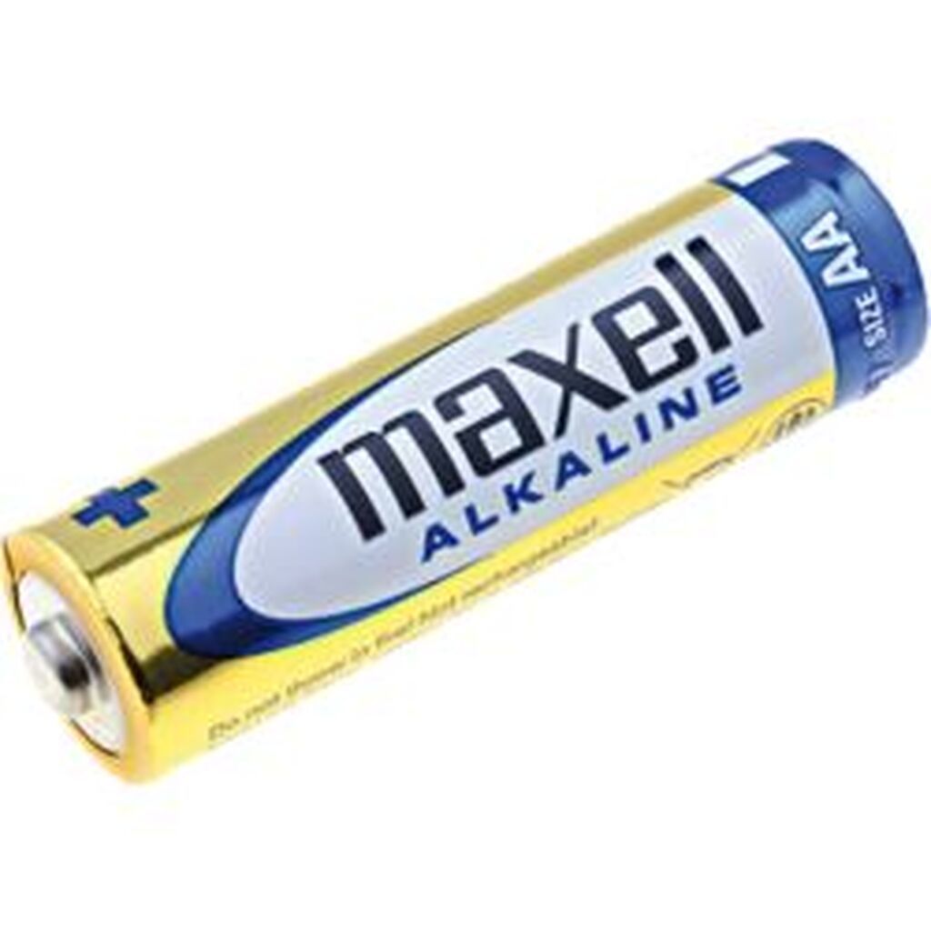 Maxell Box Pack, Lr06 / Aa Batteries, Alkaline, 1.5v, 100-pack