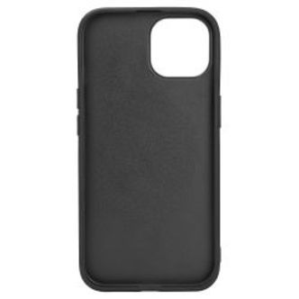 Essentials Iphone 13/14/15 Leather Mag Back Cover, Tpu Frame, Mag., Blk