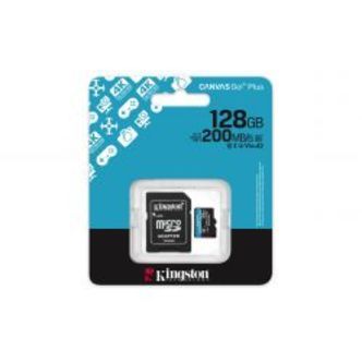 Kingston 128gb Microsdxc Canvas Go Plus Gen4 200mb/s A2 U3 V30 + Adp