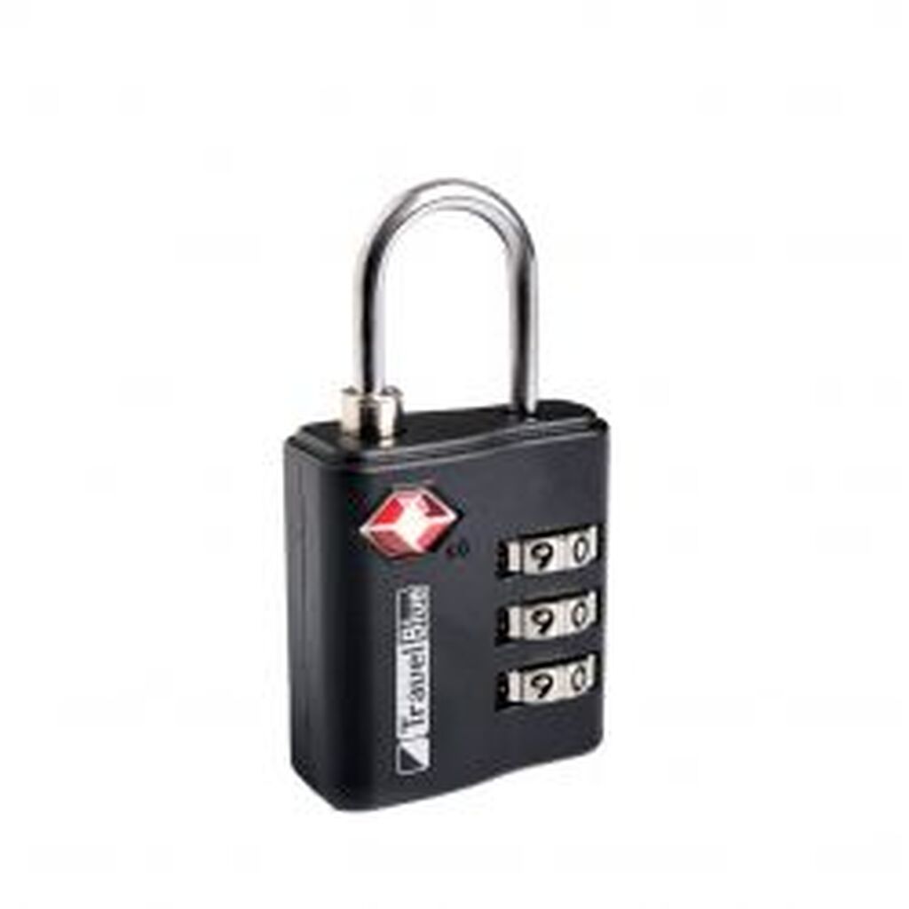 Travelblue Tsa 3 Dial Combi Lock, Mix Black,blue Or Red