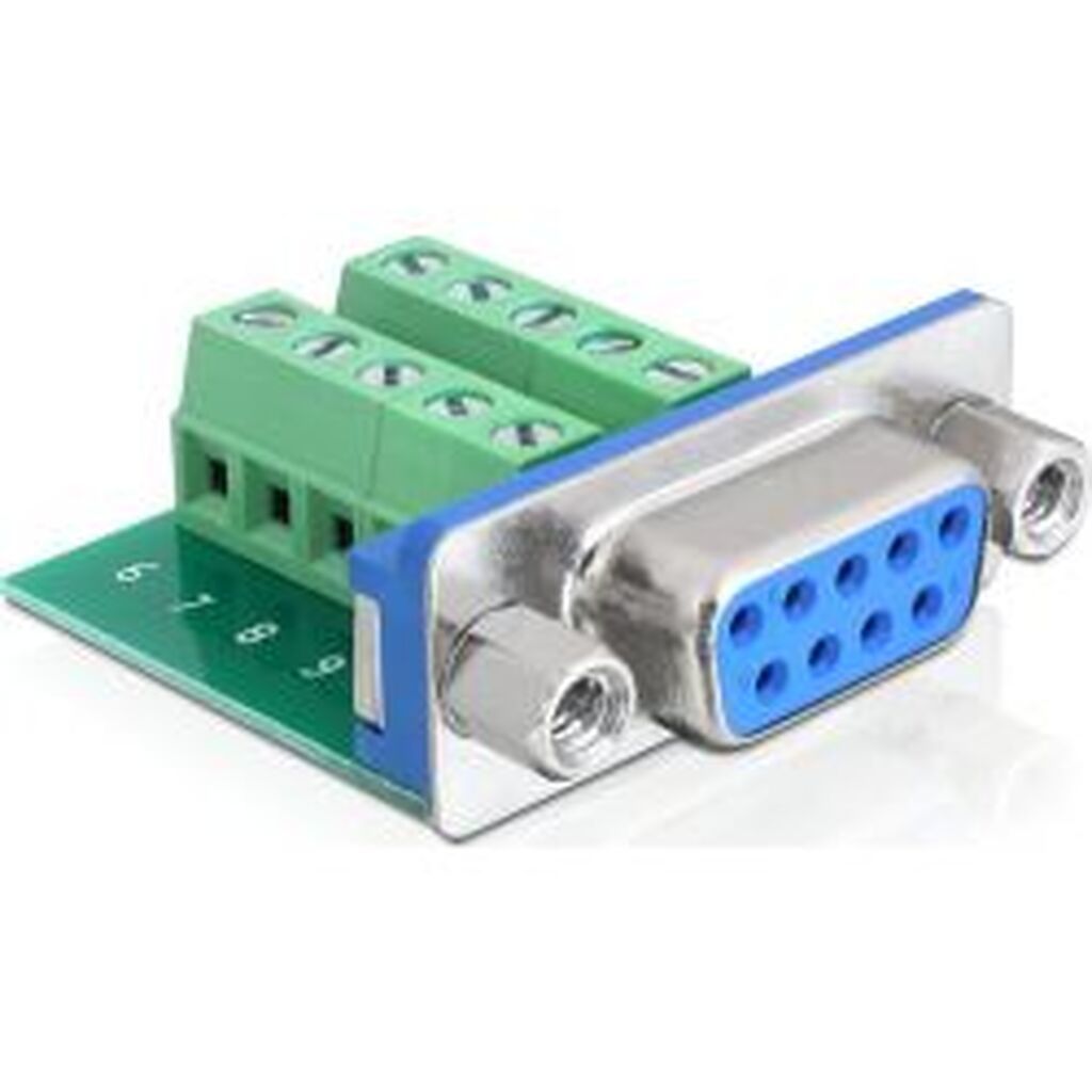 Delock Terminal Block &gt; D-sub 9 Pin Female