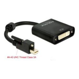 Delock Adapter Mini Displayport 1.2 Male Screw &gt; Dvi Female 4k