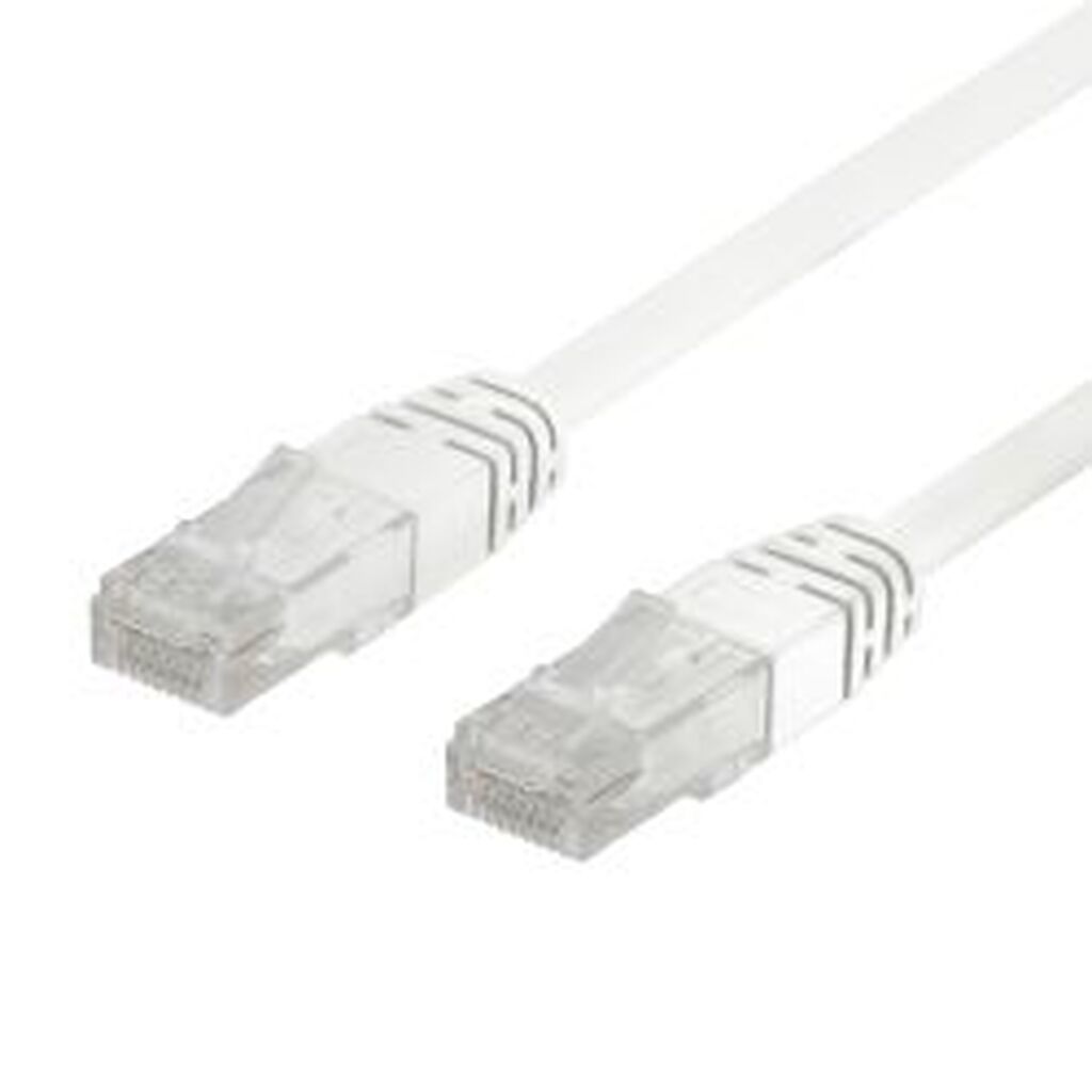 Deltaco 50-pack U/utp Cat6 Patch C., 0,5m, Delta-certif, Lszh, White