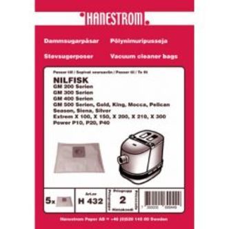 Hanestrom Hanestroem Støvsugerposer Nilfisk Gm 200 - Gm 500 - Støvsugerpose