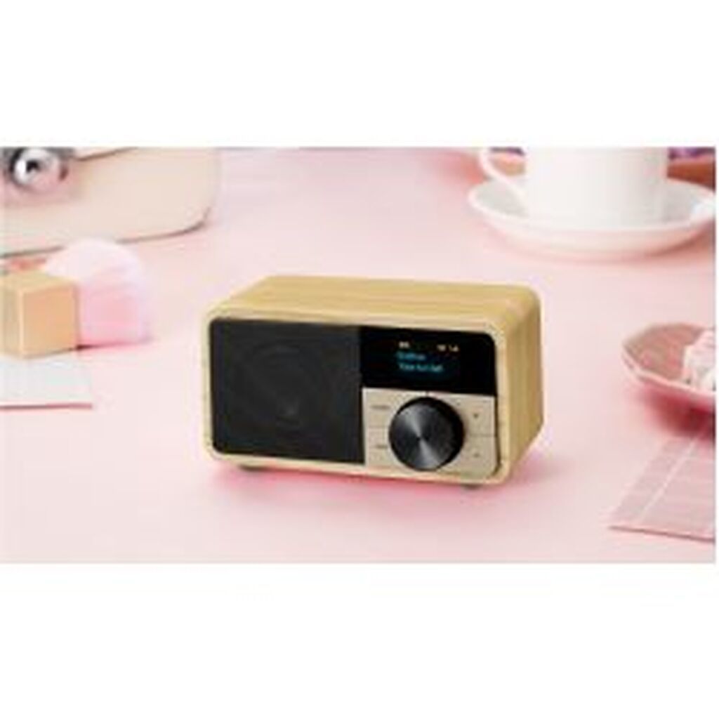 Sangean Ddr-7 Natural Wood Dab+/fm-rds/aux-in/bt Wooden Radio