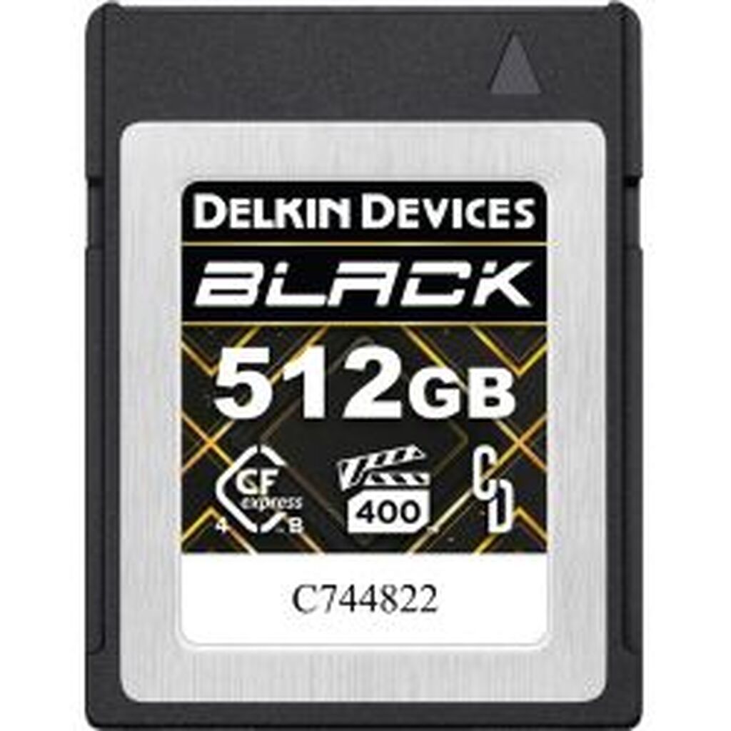 Delkin CFexpress 4.0 BLACK | Type B | R3600/W3200 (VPG400) 512GB