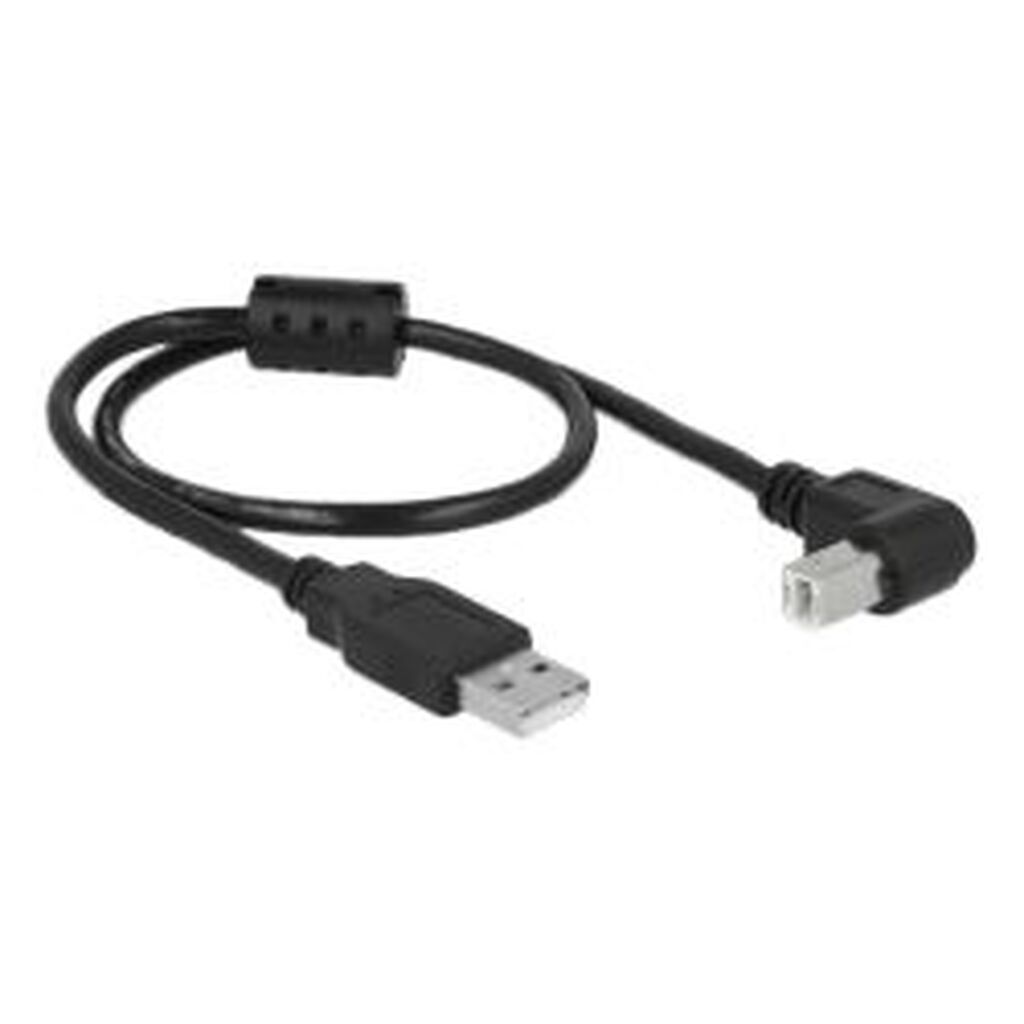Delock Cable Usb 2.0 Type-a Male &gt; Usb 2.0 Type-b Male Angled 0.5 M