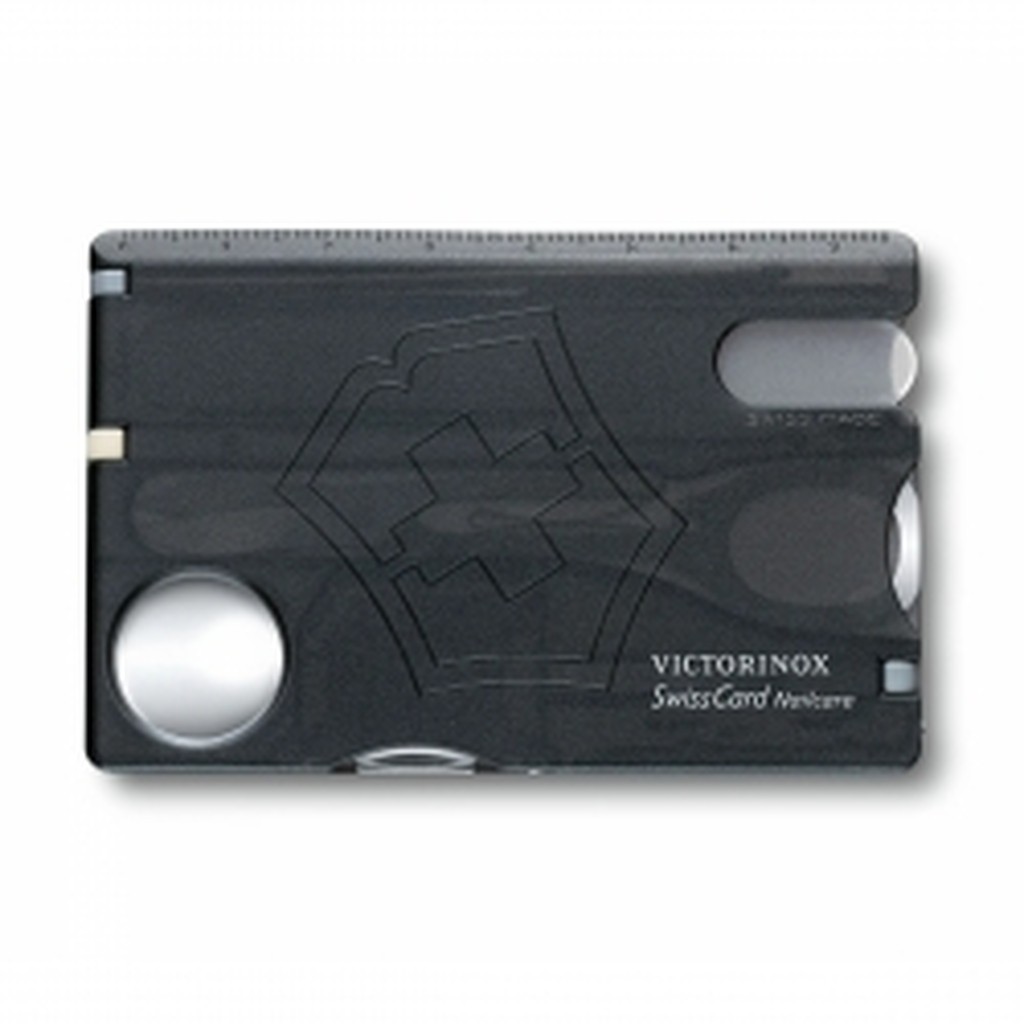 Victorinox Swisscard Nailcare, Black Translu - Multitool