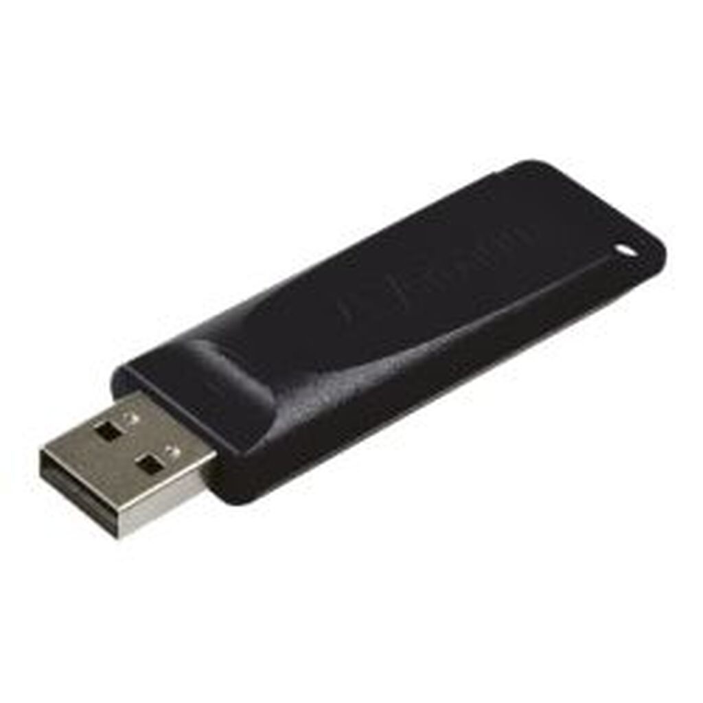 Verbatim Usb Drive 2.0 Store N Go Slider 64gb Black