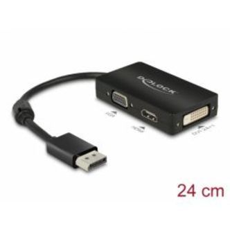 Delock Displayport To Hdmi/vga/dvi Adapter, 1920x1200 In 60hz