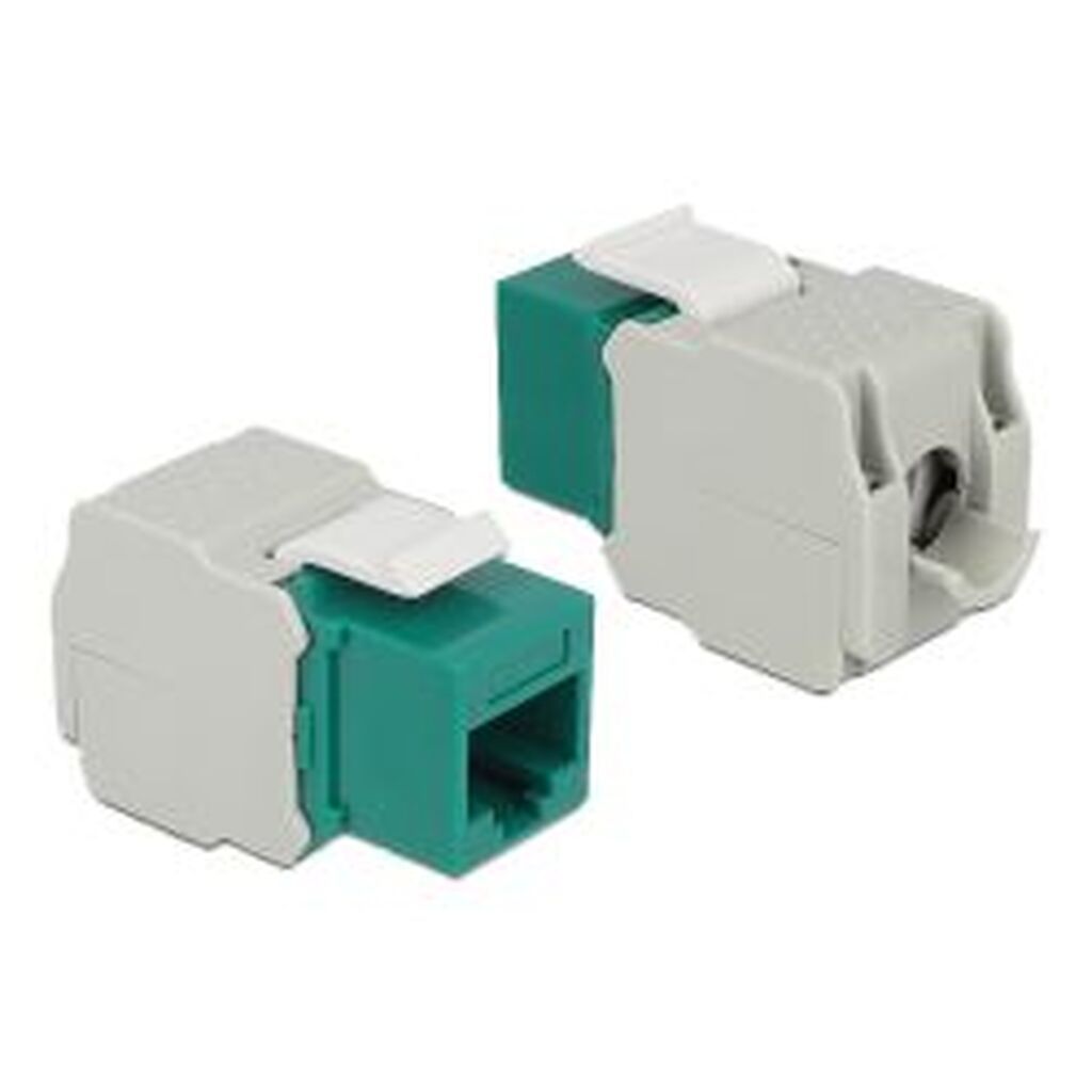 Delock Keystone Module Rj45 Jack &gt; Lsa Cat.6 Utp Green