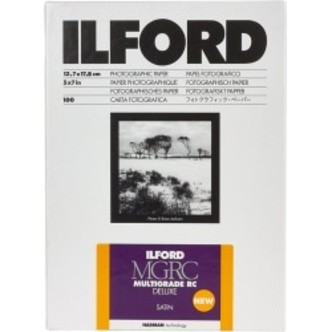 Ilford Photo Multigrade Rc Deluxe Satin 12.7x17.8cm 25 - Tilbehør til foto