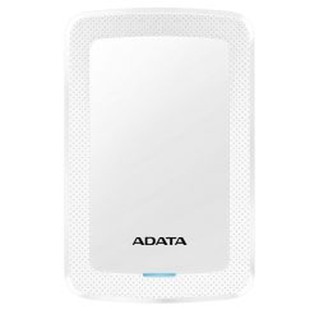 Adata 2tb Hv300 Slim External Hard Drive, 2.5, White