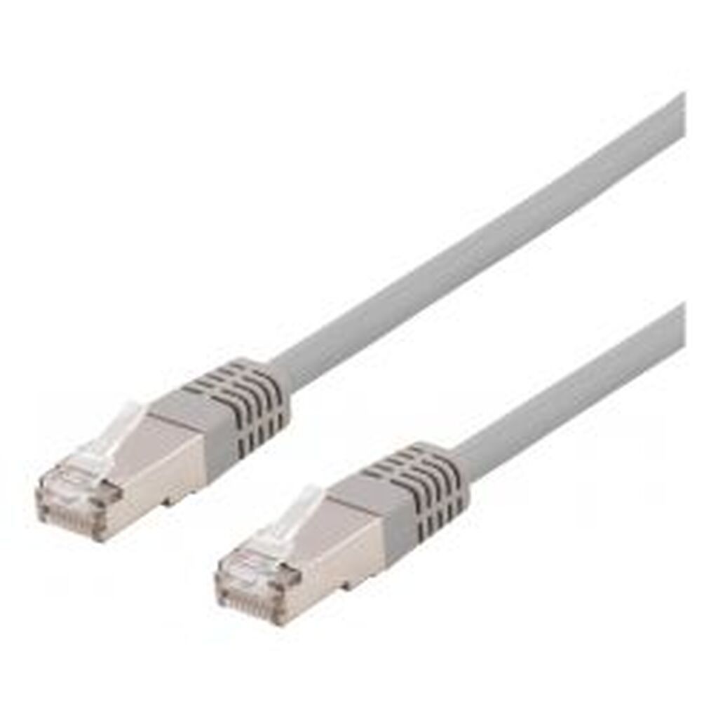 Deltaco S/ftp Cat6 Patch Cable, Lszh, 3m, Grey