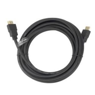Deltaco High-speed Flex Hdmi Cable, 4m, W/lock, 4k Uhd, Black