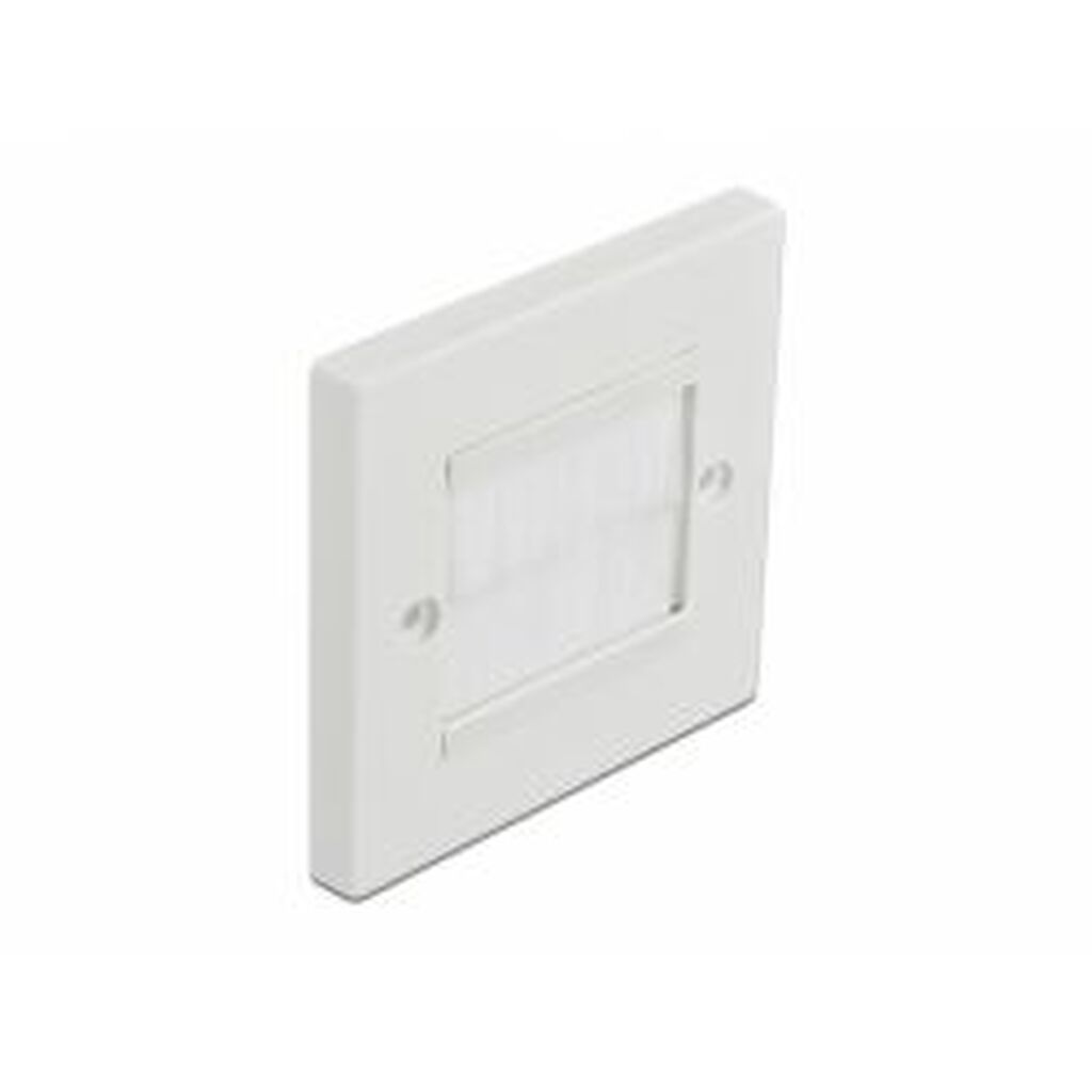 Delock Cable Management Cover 86 X 86 Mm With White Brush Strips