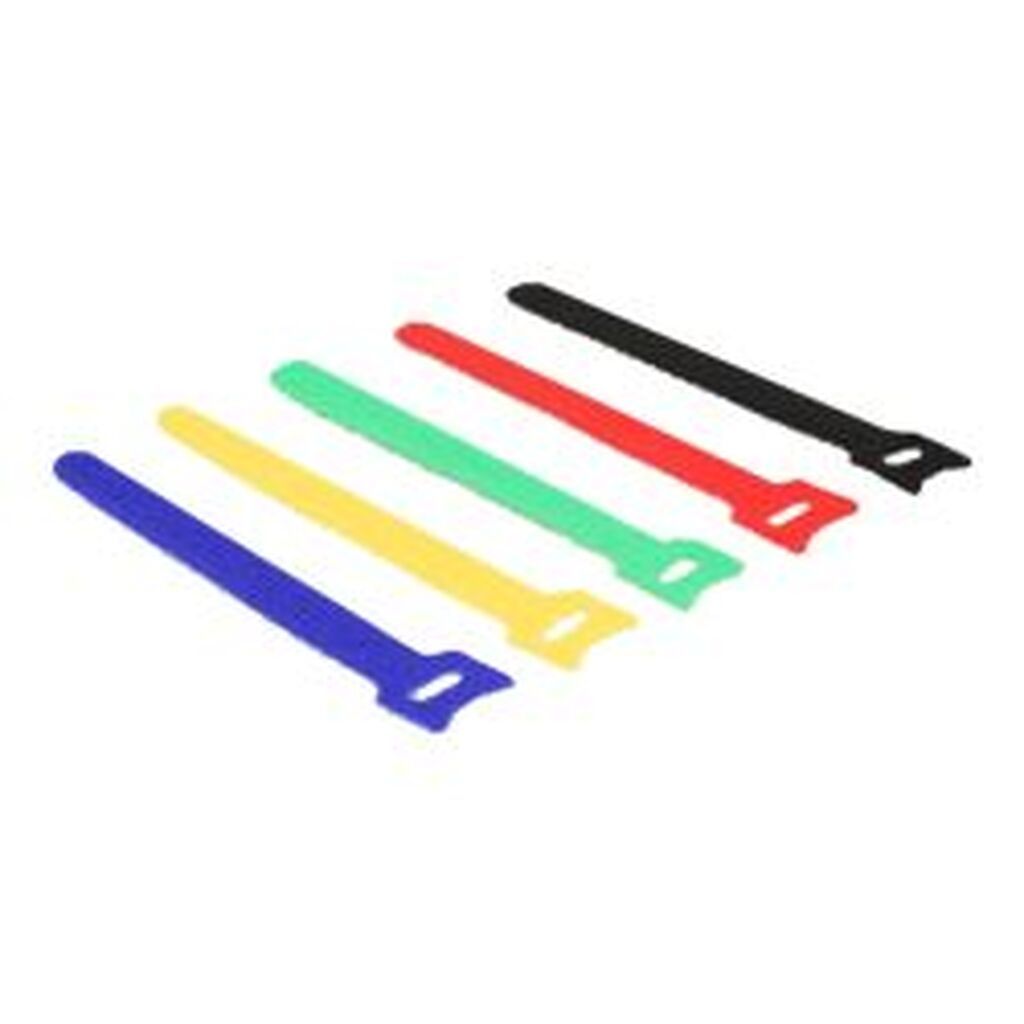 Delock Hook-and-loop Fasteners Coloured L 150 X W 12 Mm 10 Pieces