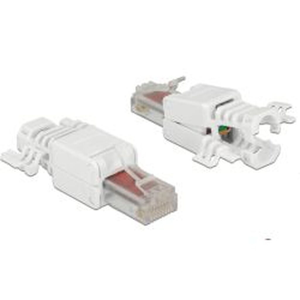 Delock Rj45 Plug Cat.6 Utp Toolfree 2 Pieces
