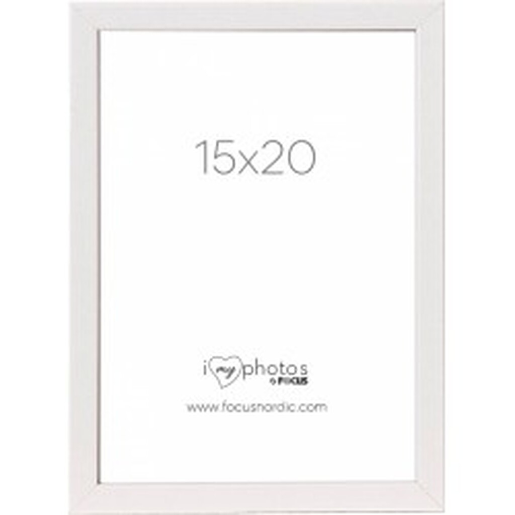 Focus Pop White 15x20 - Ramme