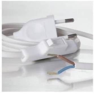 Nq Power Ledning Med Afbryder, 1,5m, Hvid - Ledning