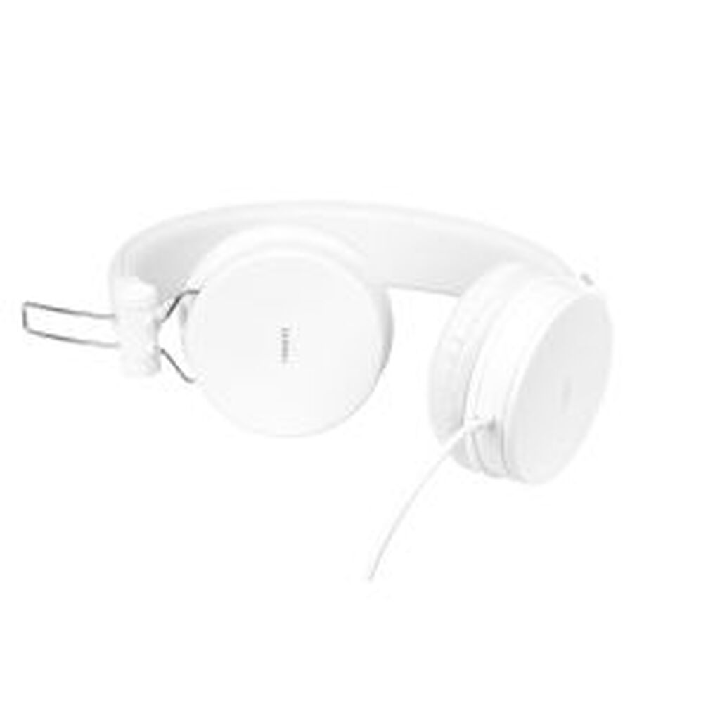 Streetz H300 Headphones With Microphone, Foldable, 3.5 Mm, White - Høretelefon