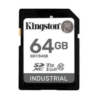 Kingston 64g Sdxc Industrial Pslc Class10, Uhs-i,u3,v30, A1 Sd-card
