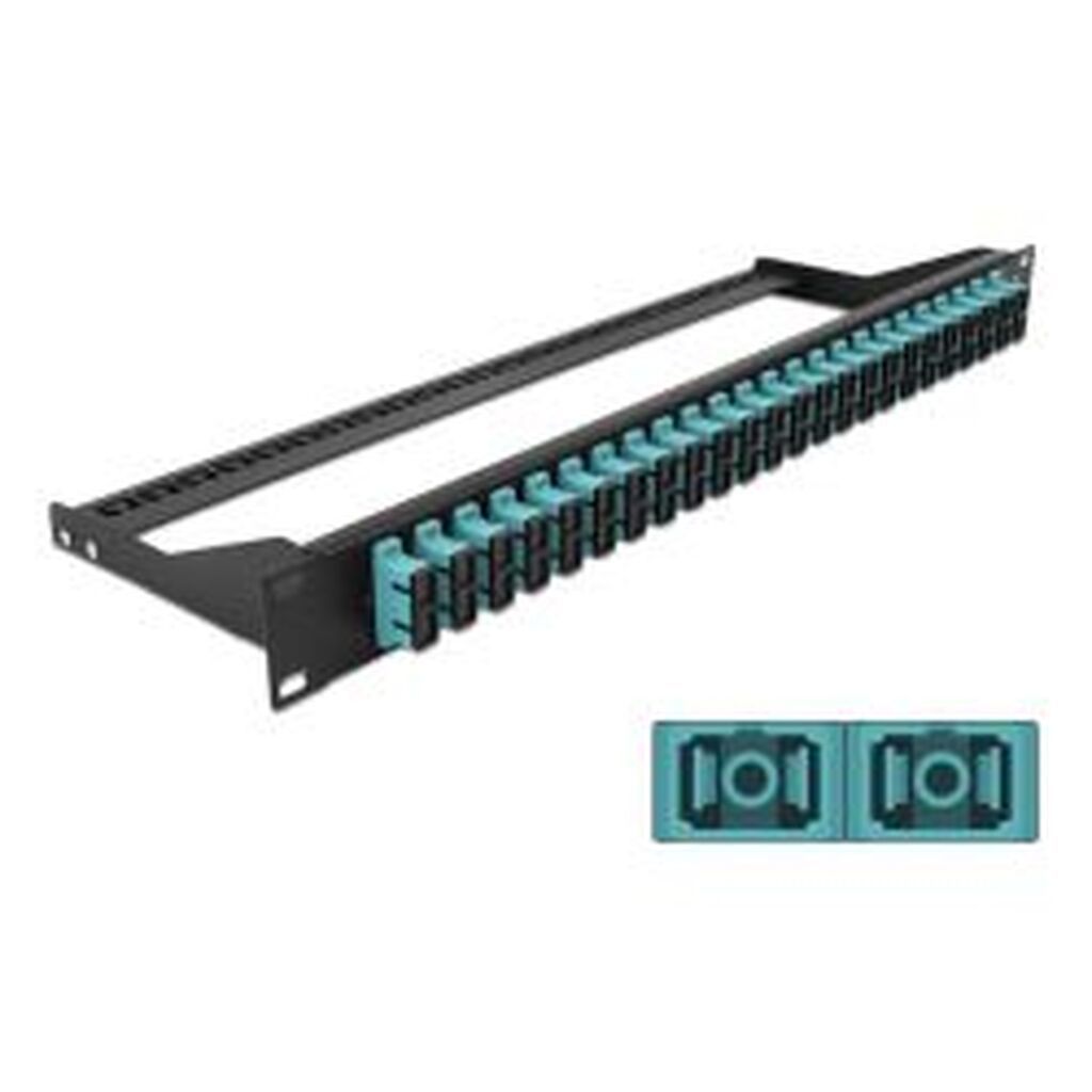 Delock 19? Fibre Patch Panel 24 Port Sc Duplex Aqua