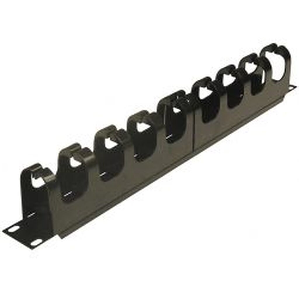 Deltaco 19 Cable Management 1u, 10 Brackets