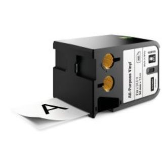 Dymo Xtl All-purpose Vinyl Labels, 54mm, Black On White