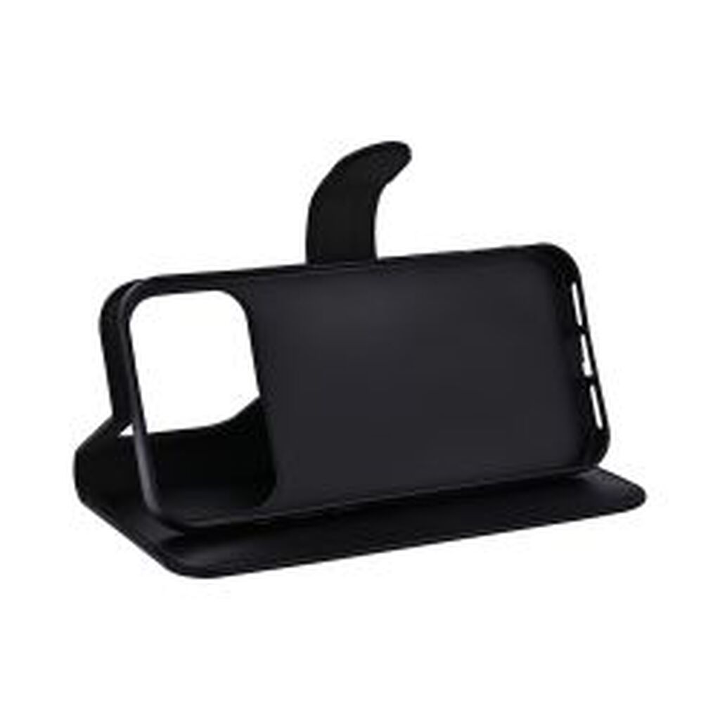 Deltaco Wallet Case For Iphone 17 Pro, Stand Function, Black