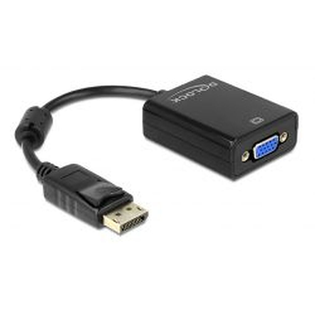 Delock Adapter Displayport 1.2 Male &gt; Vga Female Black