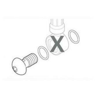 Shimano Skrue + 2 O-ringe Til Banjo Holder Banjokobling - Cykelreservedele