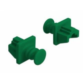 Delock Dust Cover For Rj45 Jack 10 Pieces Green