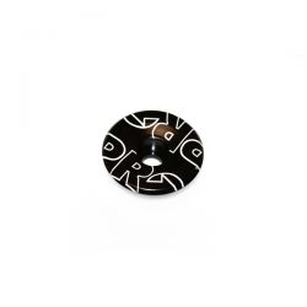 PRO Gap Cap Alu Sort, 1 1/8, Kun Topcap - Cykelreservedele