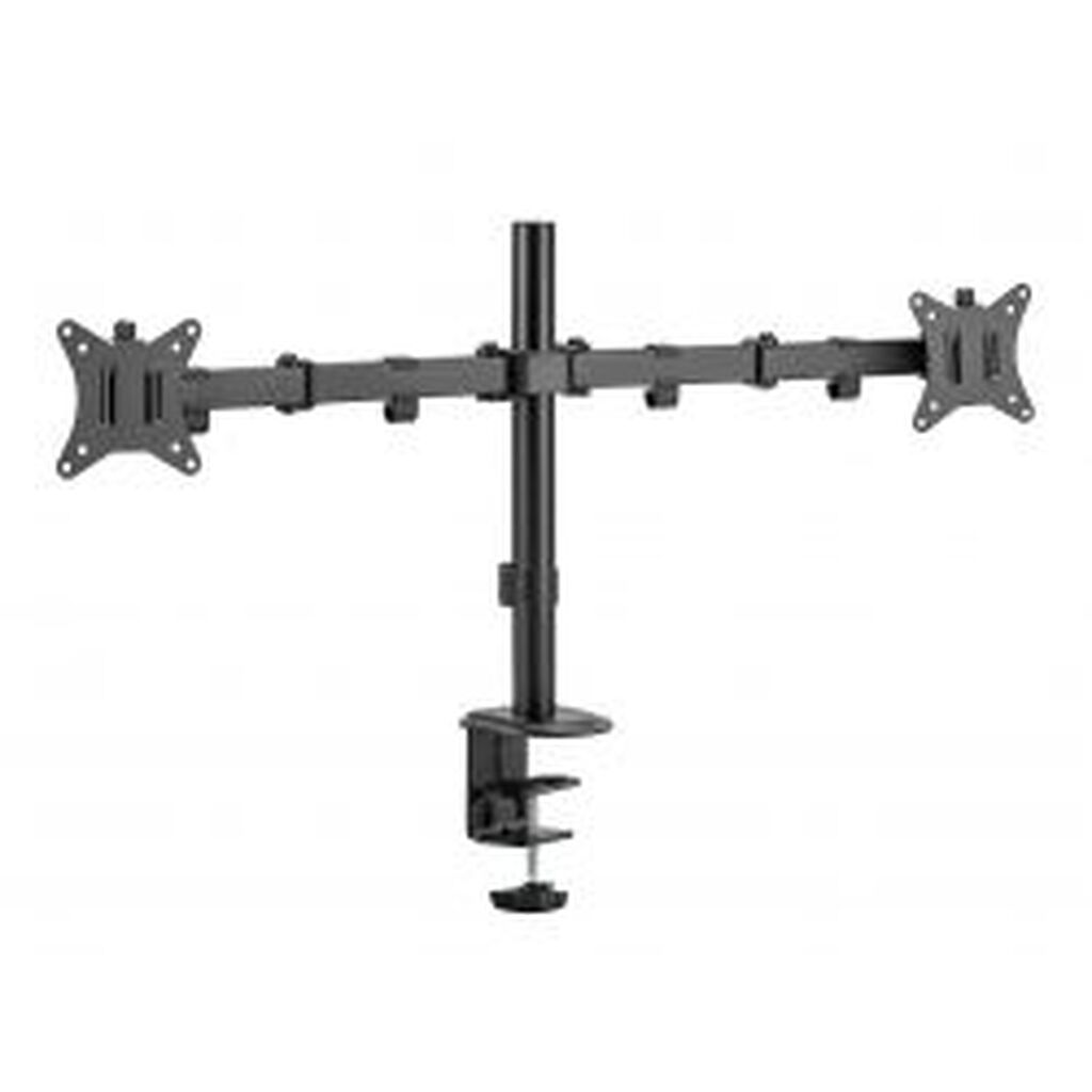 Deltaco Dual Desk Mount, Tilt, Swivel, Rotate, 13-32, 9 Kg