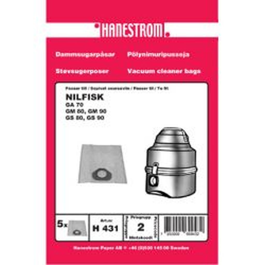 Hanestroem Dammsugarpåsar Nilfisk Gm80,gm90,gs80,gs90