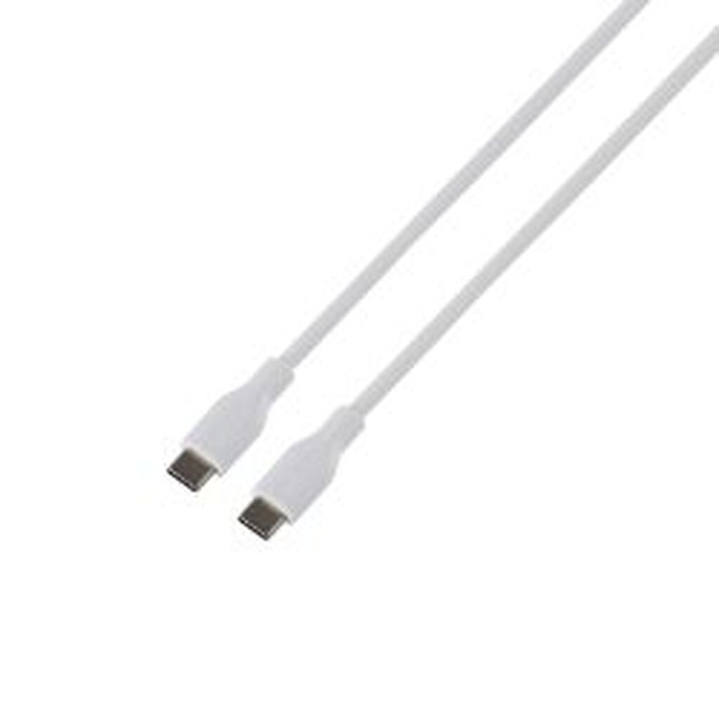 Deltaco Usb-c - C Usb2.0 Spr Cable, Silicone, 1,5m, White
