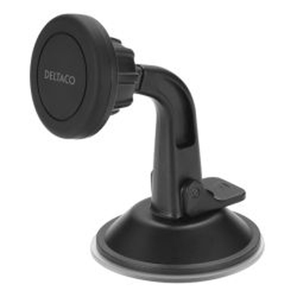 Deltaco Magnetic Car Holder,suction Mount,for Mobile,black - Mobilholder