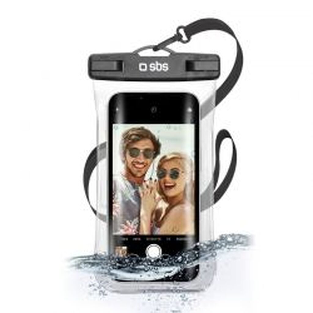 Sbs Waterproof Case, Selfie Grip, Universal Up To 6.8, Black