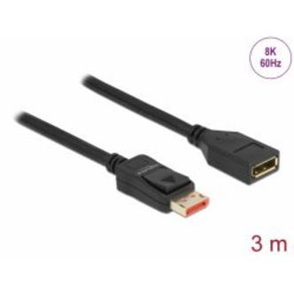 Delock Displayport Extension Cable 8k 60 Hz 3 M