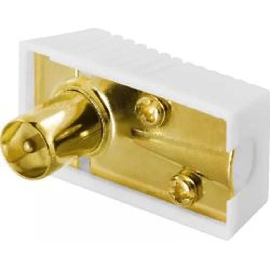 Deltaco Antenna Connector 9.5mm Male, Angled, Gold Plated Connectors - Diverse