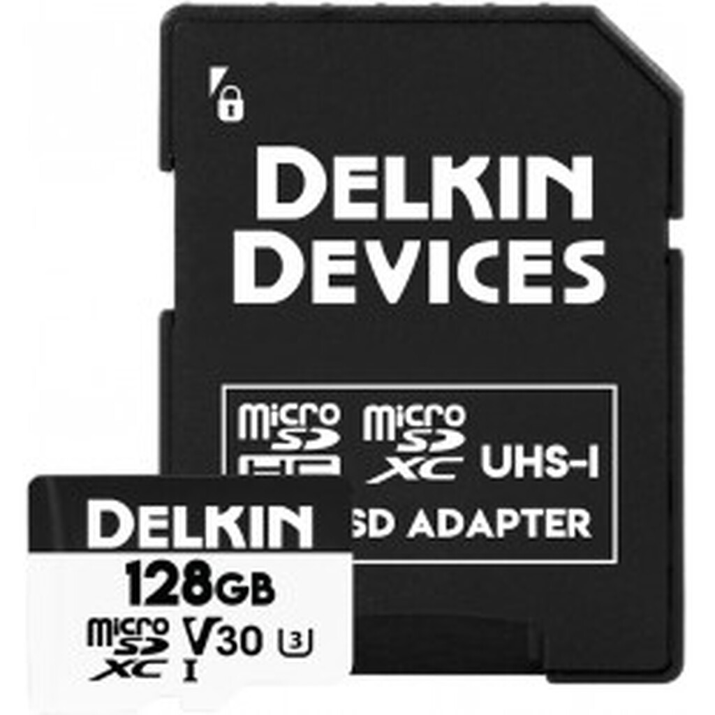 Delkin Trail Cam Hyperspeed microSDHC (V30) R100/W75 128GB - Hukommelseskort