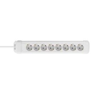 Deltaco Outlet 8xcee 7/3 Outlets, 1xcee 7/7, 5m Cable, White - Stikdåse
