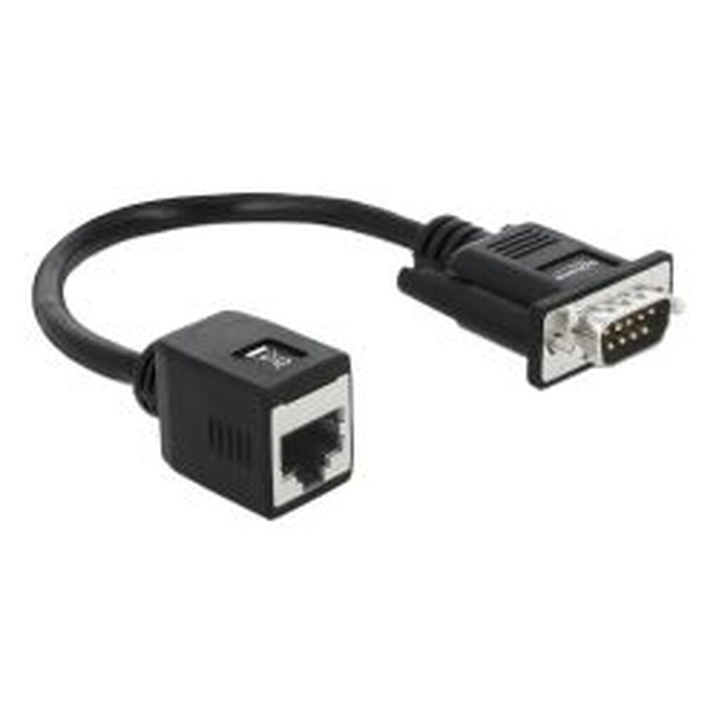 Delock Serial Rs-232/422/485 Adapter Db9 Male To Rj45 Jack