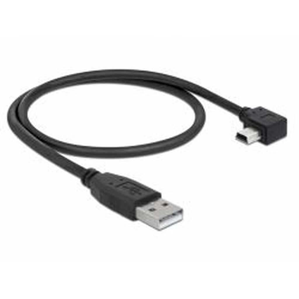 Delock Cable Usb-a Male &gt; Usb Mini-b Male Angled 90Â° Left