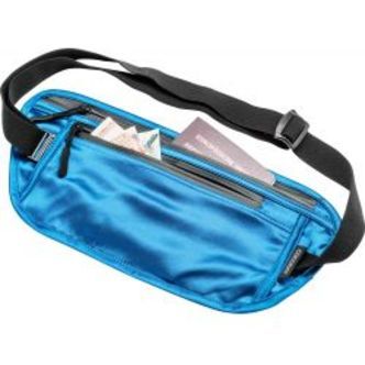 Cocoon Secret Waist Wallet / Silk,30x14 Cm,blue - Bæltetaske