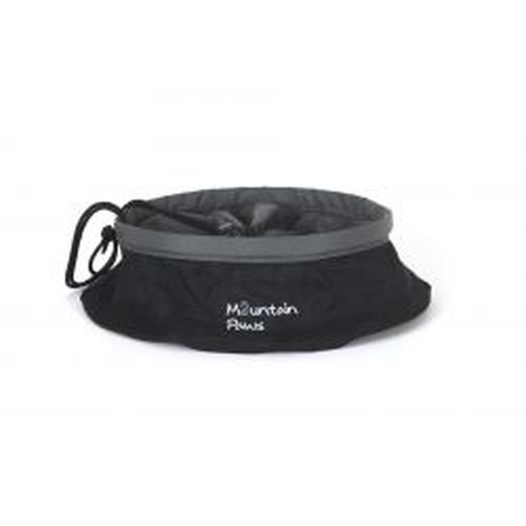 Mountain Paws Collapsible Dog Food Bowl, Black - Hundeudstyr